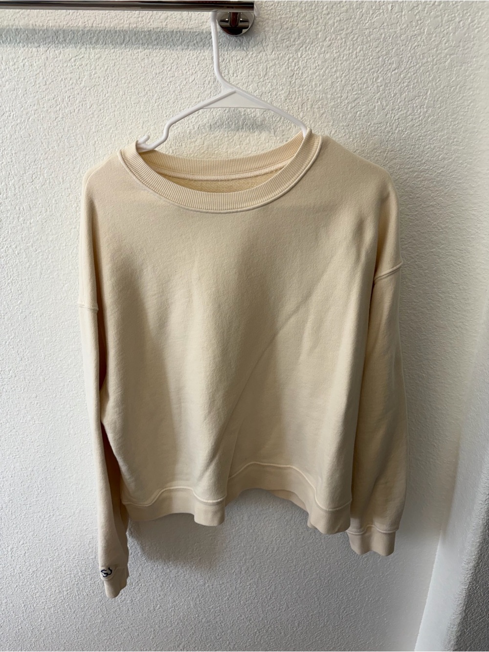 Daily Drills Cream Crewneck Sweatshirt